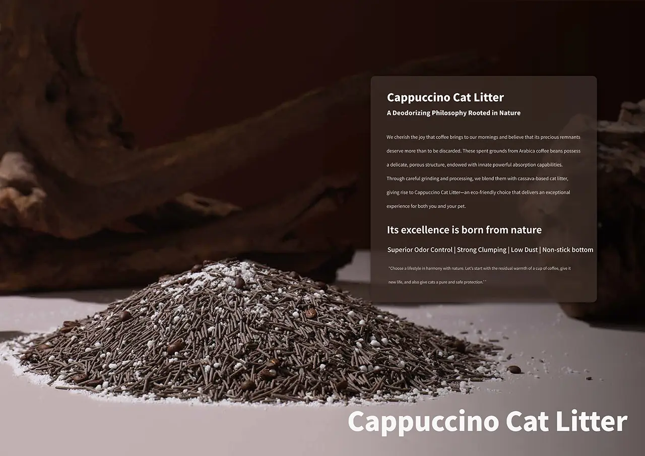 Cappuccino Cat Litter